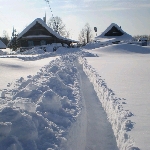 Дорожки почищены